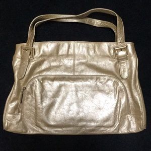 HOBO Metallic Shoulder Bag